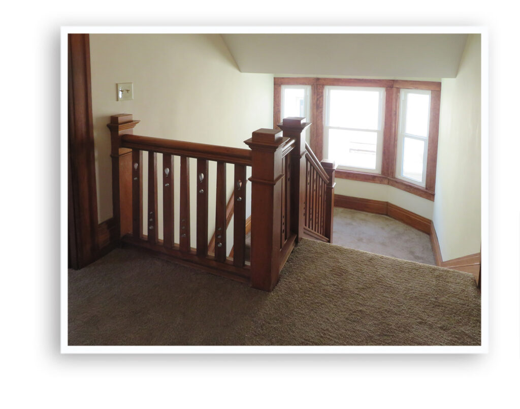 216 Lux Street_07 wood staircase